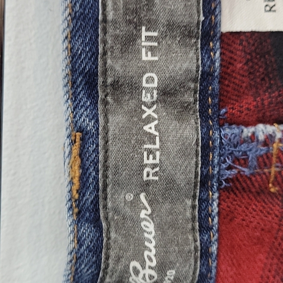 Eddie Bauer men's heavy duty flannel lined jeans size 36x34 Relaxed fit - Picture 6 of 11